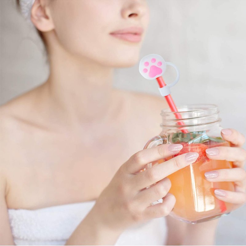 Reusable Silicone Straw Tips Covers - 图片 4