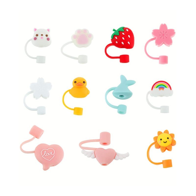 Reusable Silicone Straw Tips Covers - 图片 2